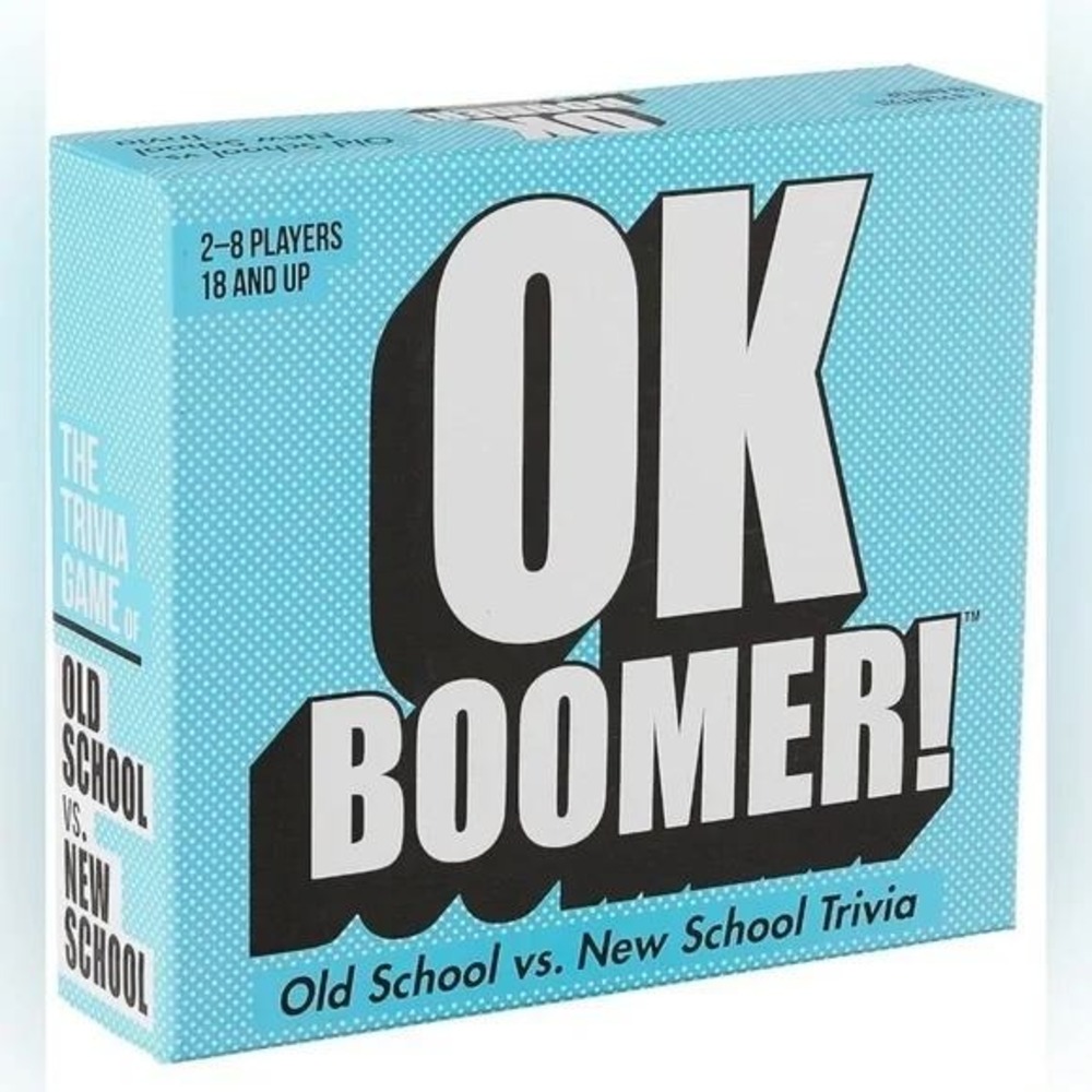 OK‎ Boomer Old School vs New School Trivia Game Goliath Games 2-8 Players 2020
